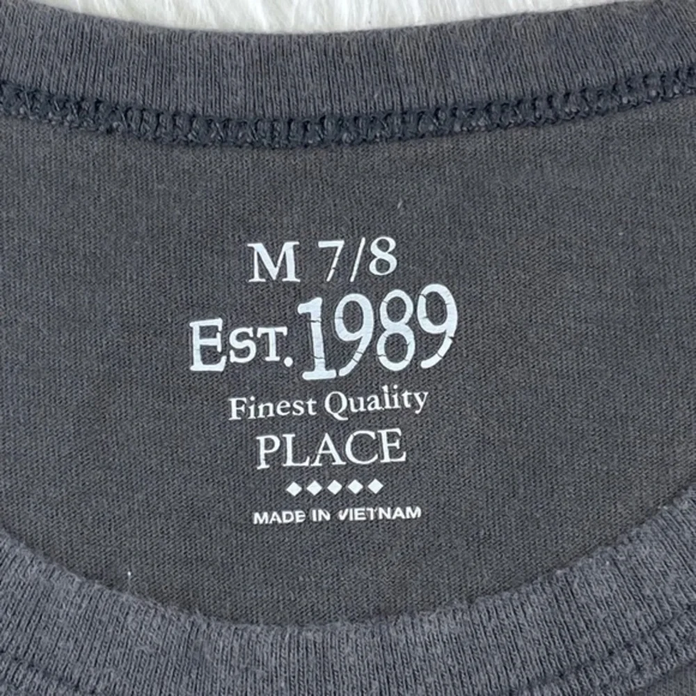 The Children's Place Boys Top Size Medium Gray Tank Top